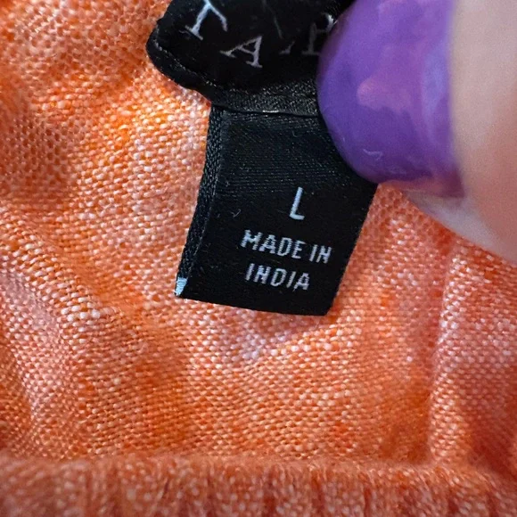 Talbots Vibrant Orange Blouse - Picture 4 of 4